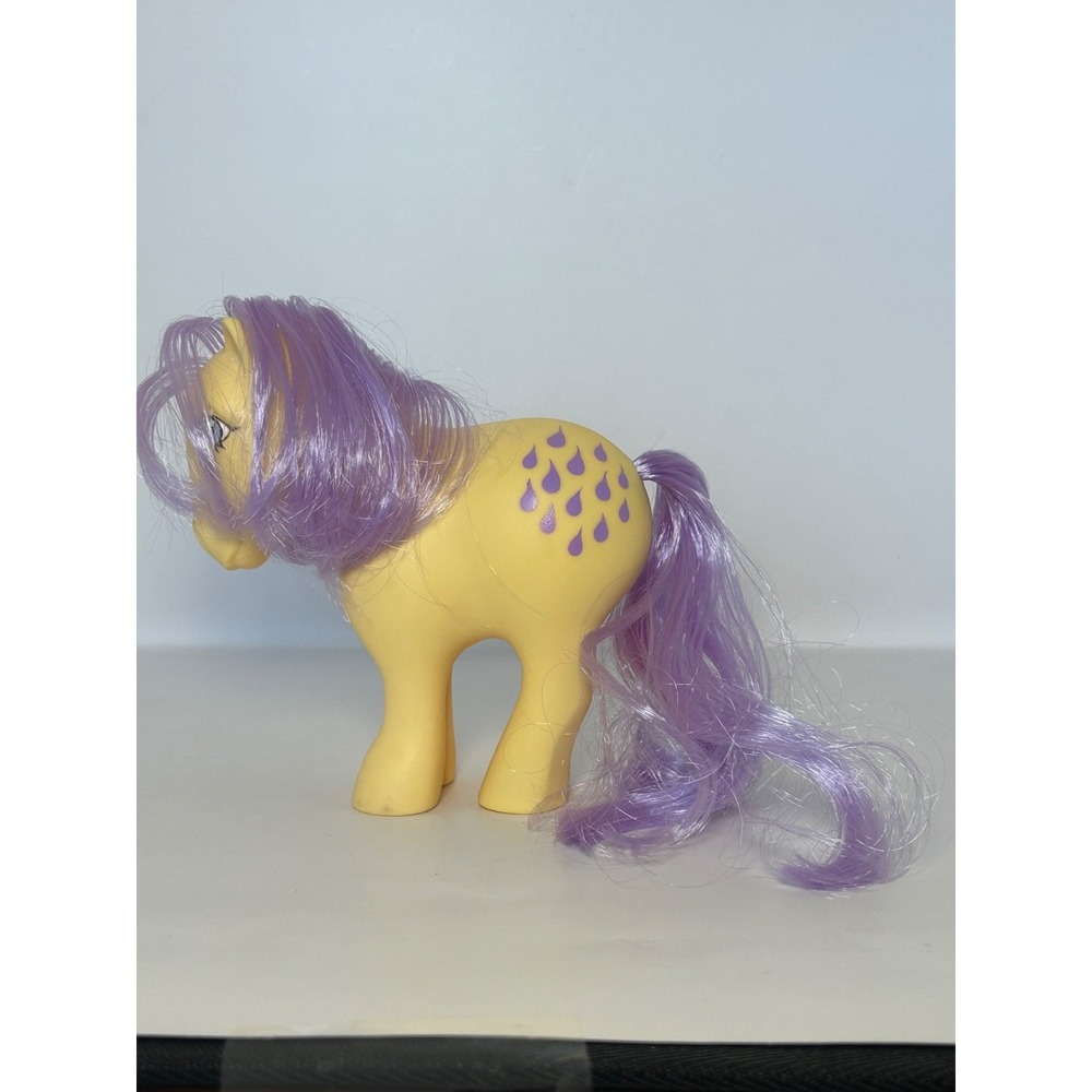 Vintage 1982 My Little Pony LEMON DROP Hasbro G1 Mail Order Yellow Lavender - Picture 4 of 12